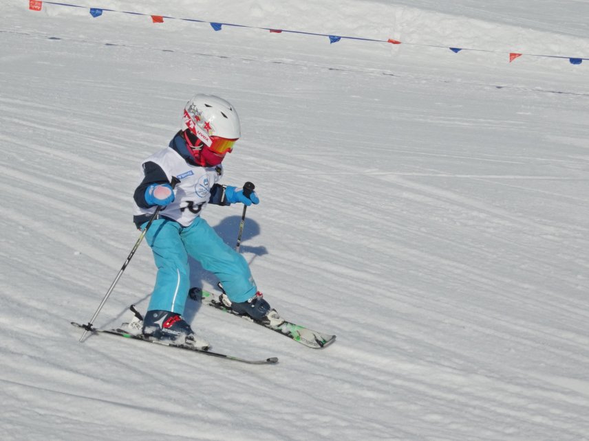Zawodnik ma trasie konkursu